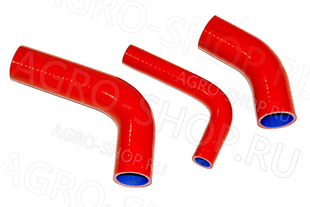 Патрубки 50-1303062-Б2 / 70-1303001 / 50-1306028 радиатора   силикон (3шт.) МТЗ-80/82