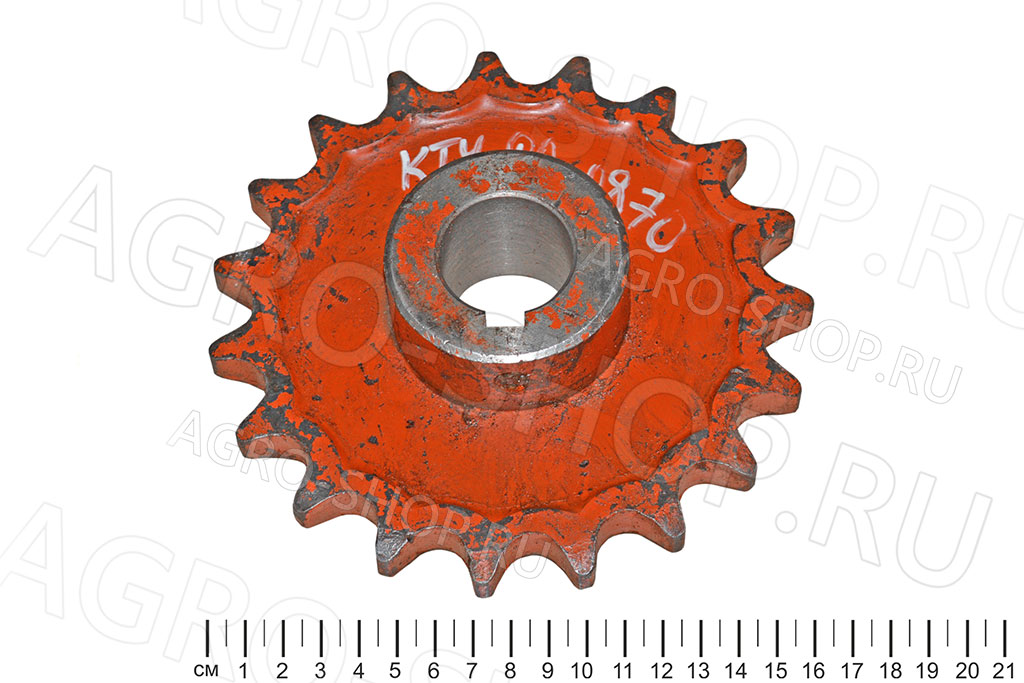 Звездочка КТУ 00.0870 вала привода битеров КТУ-10 