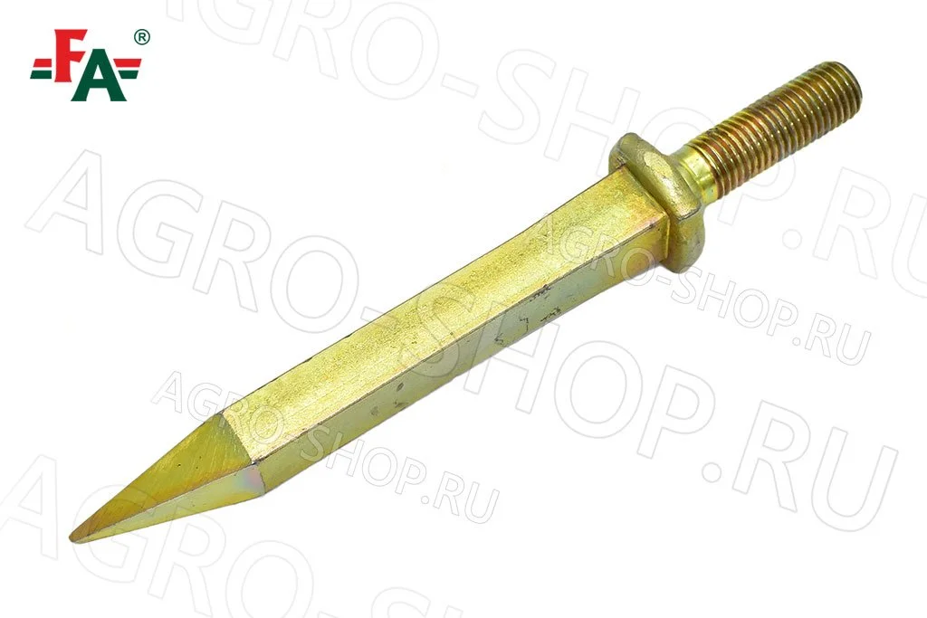 Зуб бороны БЗТ-0430-У FeatAgro L=200 мм, М16х2,0 (уп. 60шт.)