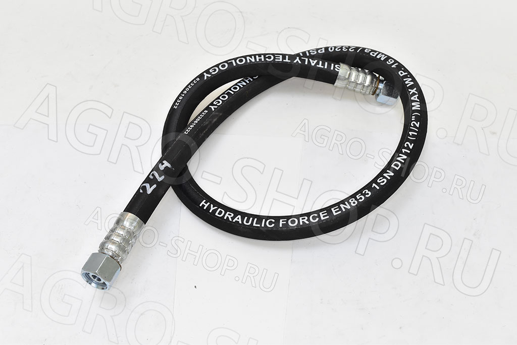 РВД 12-27,5 L=1м (М20х1,5 гайка 24) (М20х1,5 гайка 24) 1SN (Металлорукав) 