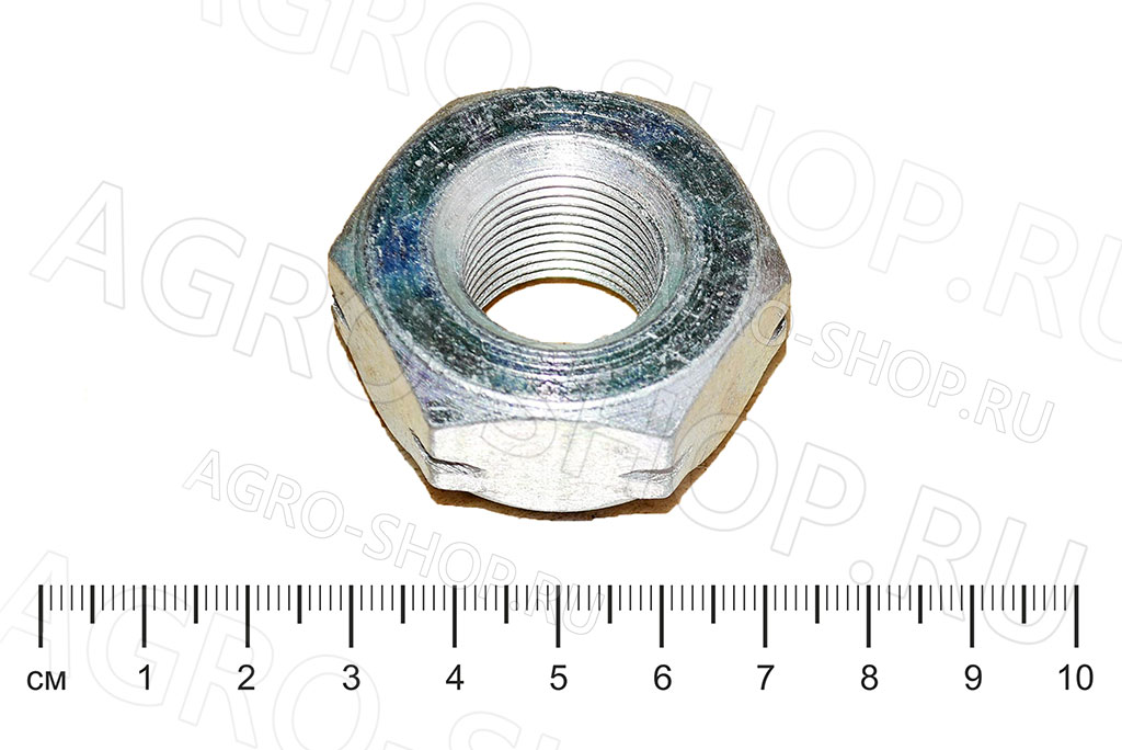 Гайка 250713-П29 (М20х1,5) крепления переднего колеса левая ГАЗ-53,3307 ГАЗ
