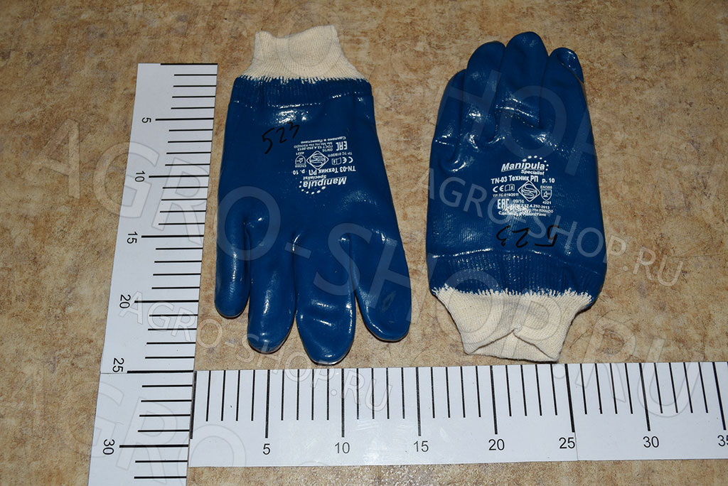 Перчатки ТЕХНИК РП (TN-03/MG-226) полный облив (12/120) р.10 Пер 603