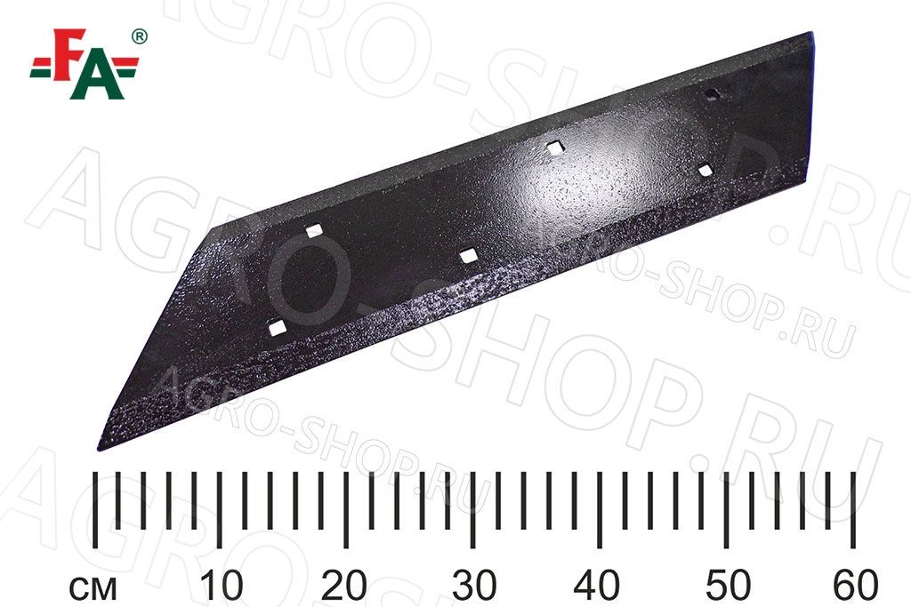 Лемех КГП 01.546 корот.прав 2-стор ПГН-3/5,КПГ-220А УТС, ТВЧ FeatAgro