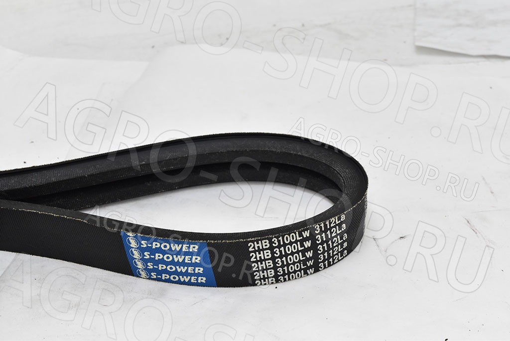Ремень 2НВ-3112 La / 3 100 Lw привода выгрузного шнека КЗС-1218 (S-Power) 