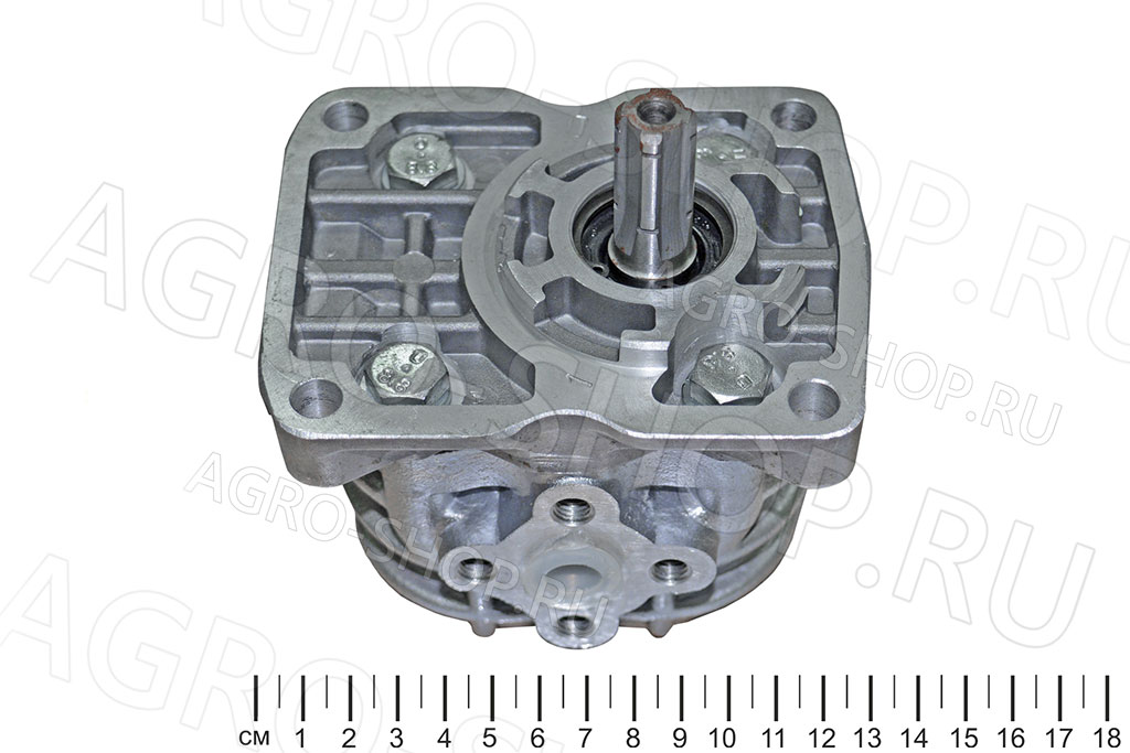 Насос НШ 10У-3Л плоский левый 4 шлица (Мосгидропривод (МГП)) 