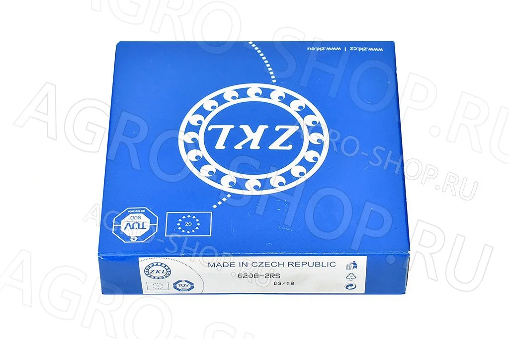 Подшипник 180208 / 6208-2RS (40х80х18) (ZKL) 