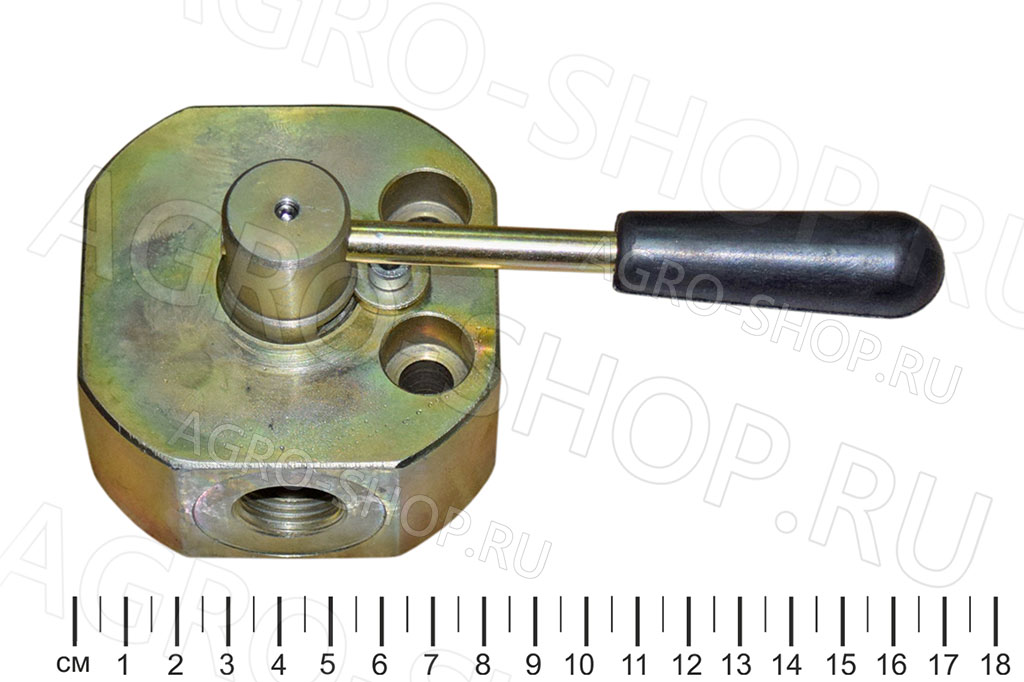 Кран шаровый гидравлический 3-х ходовой с открытым центром (1") МЗПО 