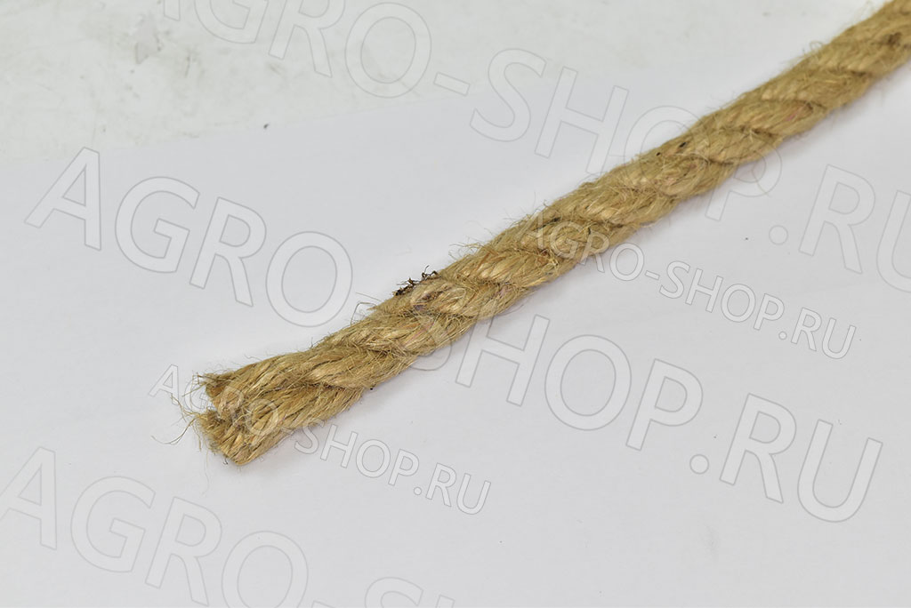 Веревка джутовая d=12мм 