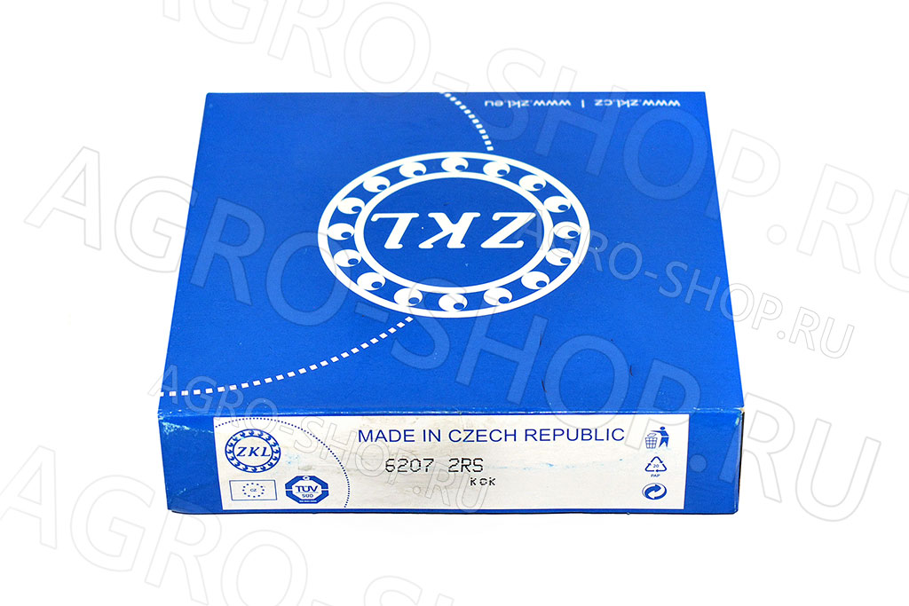 Подшипник 180207 / 6207-2RS (35х72х17) (ZKL) 
