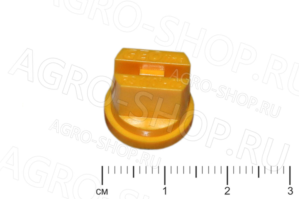 Распылитель ST 110-02 опрыскивателя короткий (желтый)  LECHLER