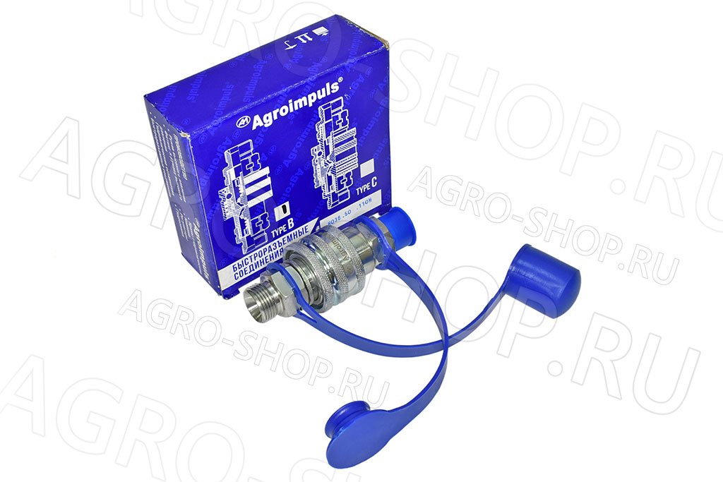 Муфта разрывная S24 Euro (грибковый клапан) Н.036.50.110к (М20х1,5) Агроимпульс 