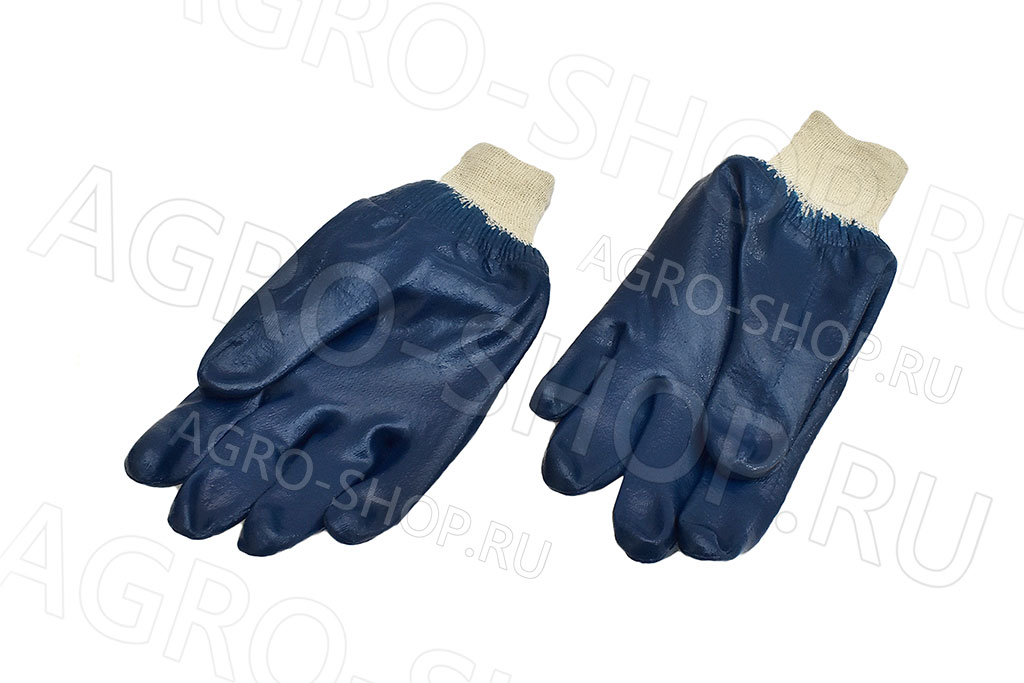 Перчатки ТЕХНИК ЛАЙТ РП (TNL-05Р/MG-222) резинка, полный облив, синий (12/120) р.10 Пер 671