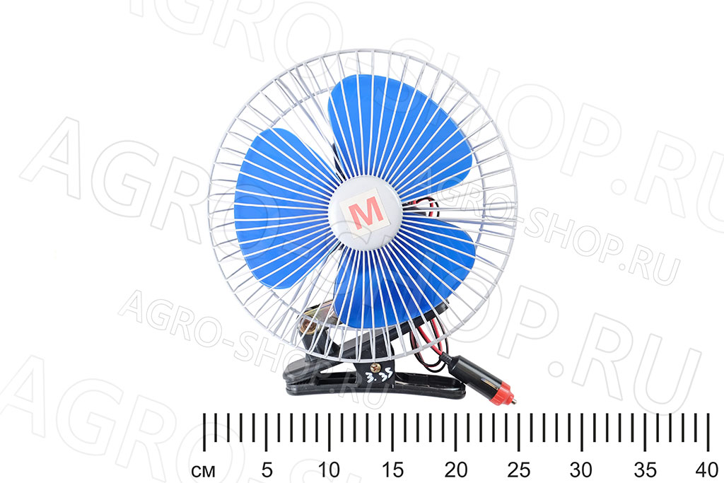 Вентилятор 8-203-24V автомобильный 203мм прищепка 24В  Master Part