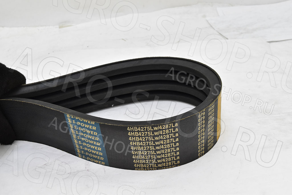 Ремень 4НВ-4287 La привода вала наклонной камеры КЗС-1218, КЗС-7, Вектор (S-Power) 
