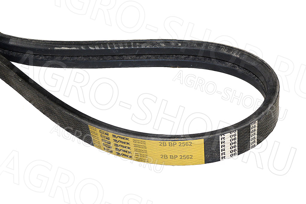 Ремень 2НВ-2562 La (6201426) привода барабана измельчителя Акрос (Stomil) 