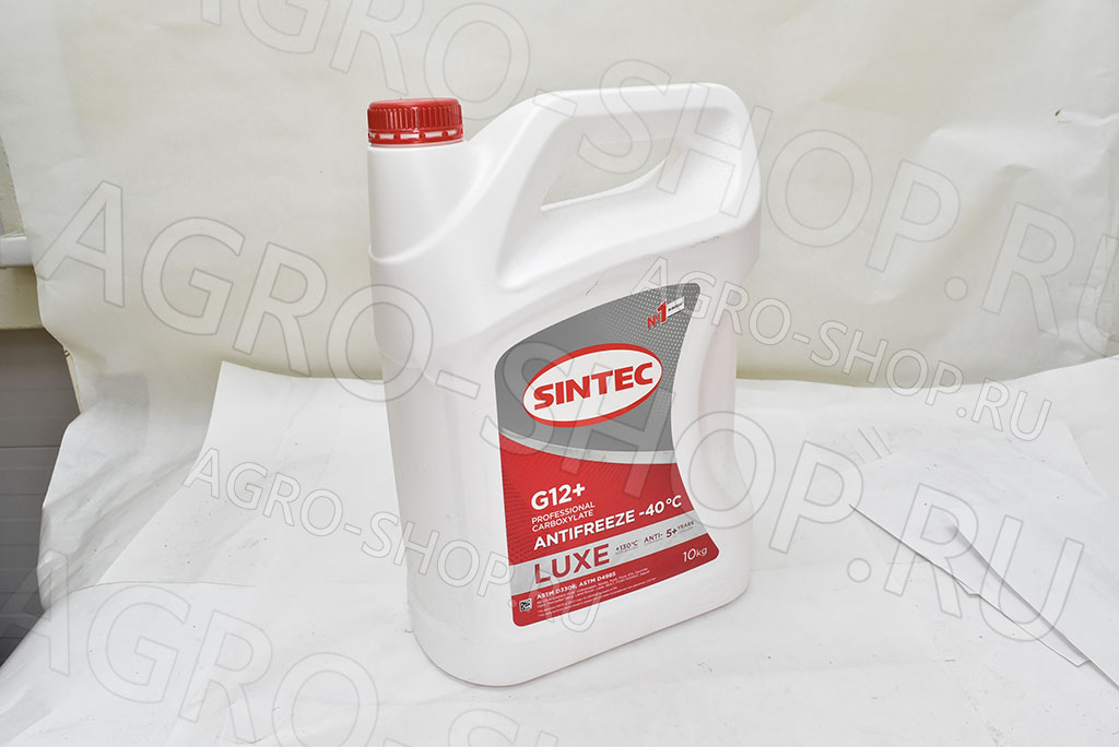 Антифриз Luxe G12+ красный 10кг Sintec
