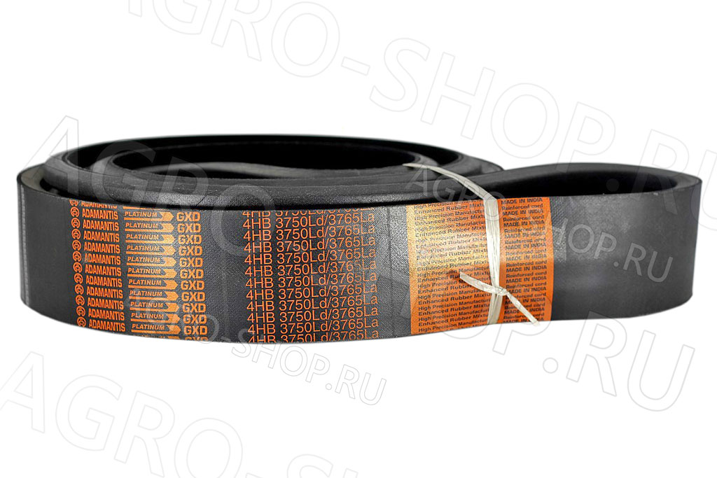 Ремень 4НВ-3765 La верхнего вала наклонной камеры Вектор, Акрос, Дон-1500Б (ADAMANTIS) 