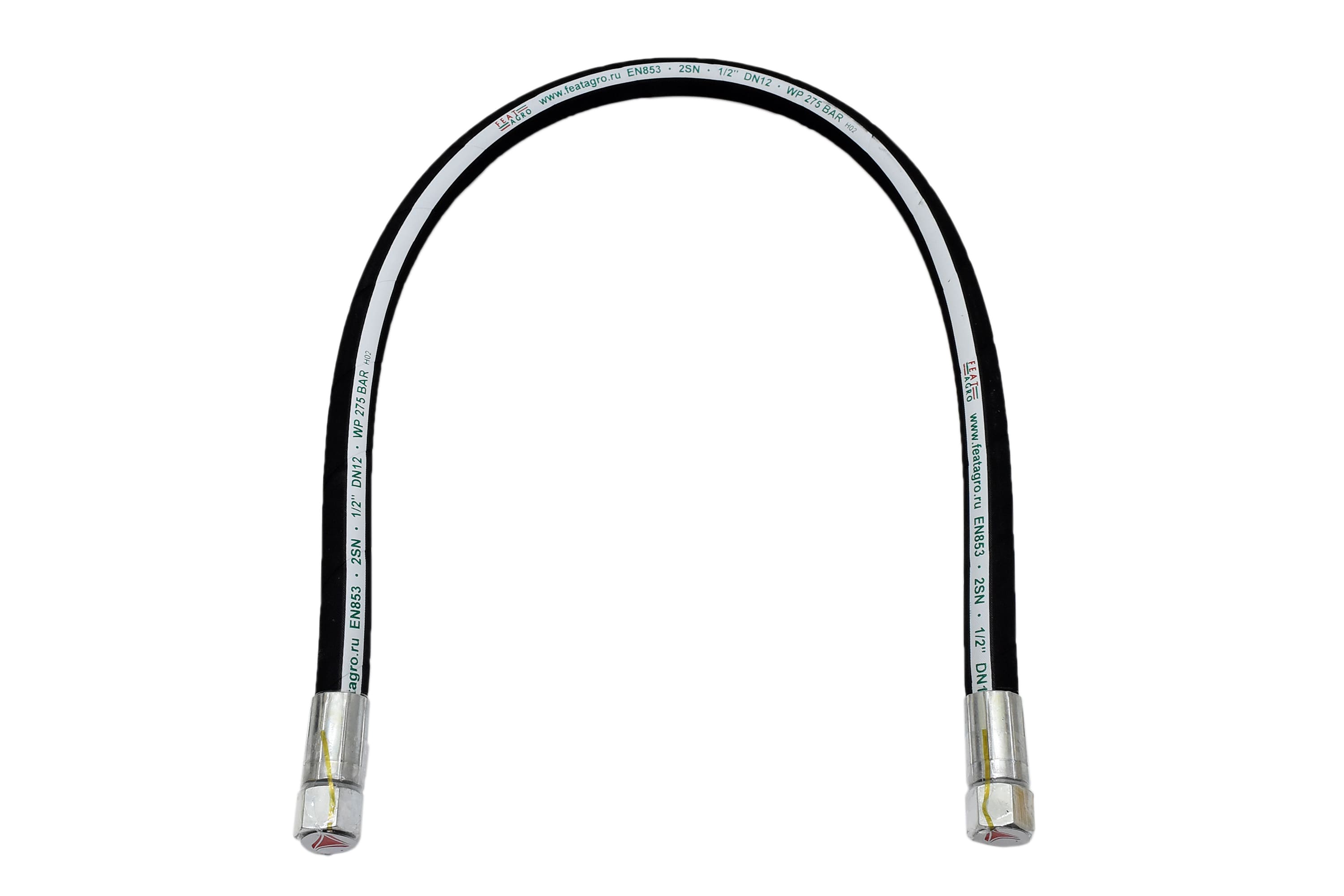 РВД 12-28 L=1м (М20х1,5 гайка 24) (М20х1,5 гайка 24) 2SN (FeatAgro) 