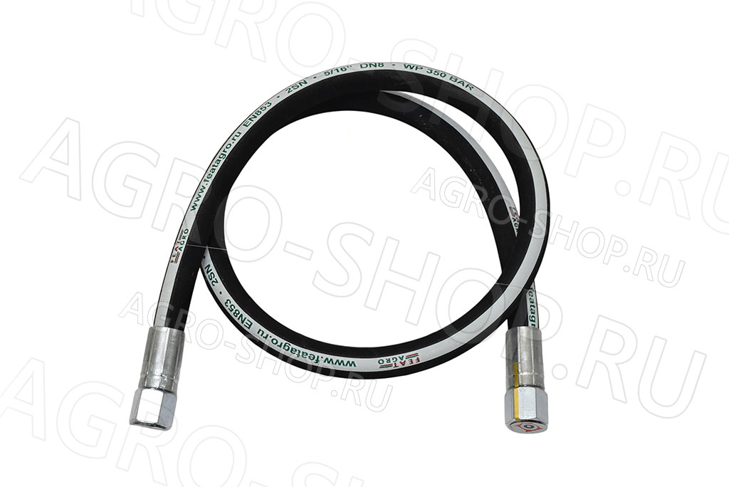 РВД 8-10 L=1м (М16х1,5 гайка 19) (М16х1,5 гайка 19) 2SN (FeatAgro)