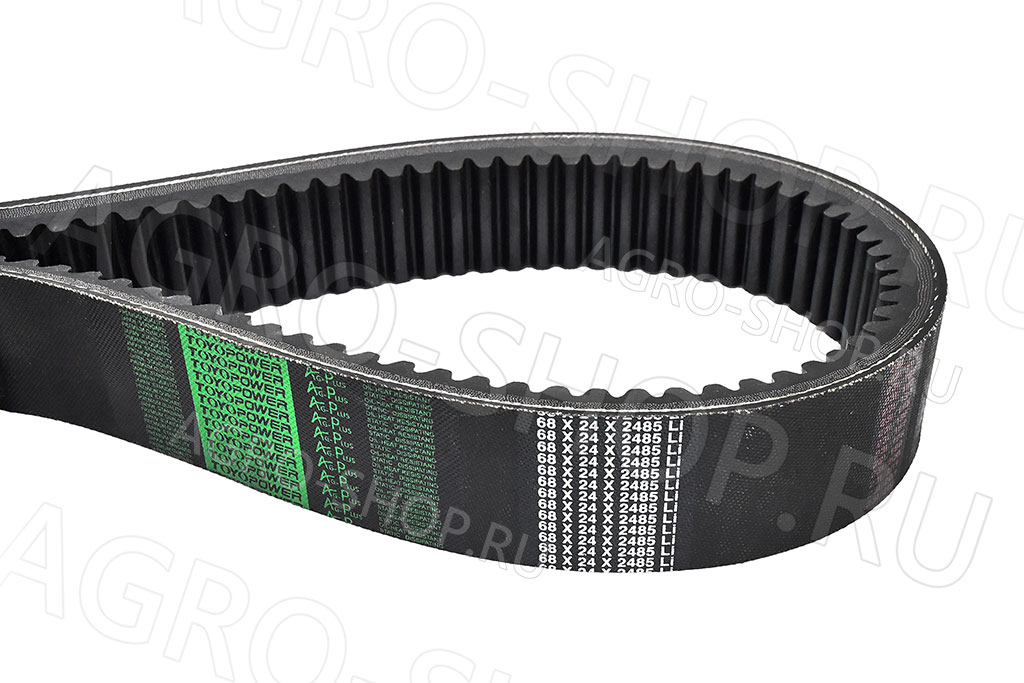 Ремень 68х24-2600 Lp / 2485 Li (6201246) привода барабана КЗС-1218, КЗС-7, Вектор (TOYOPOWER) 
