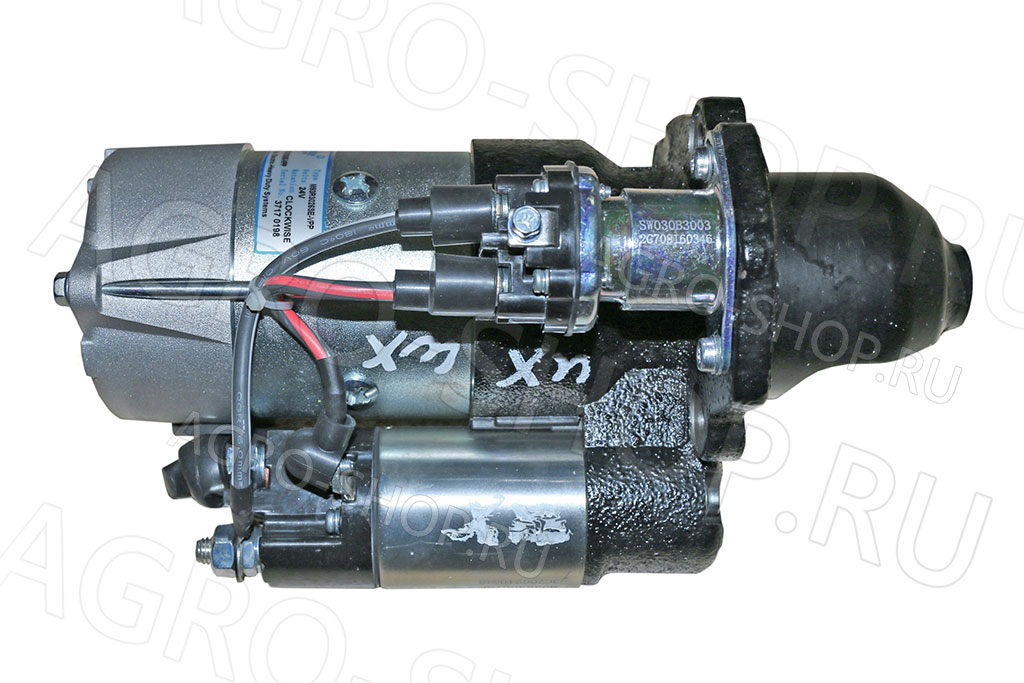 Стартер М93R3026SE редукторный 24В КАМ16, Cummins АТЭ-1(ПРАМО)