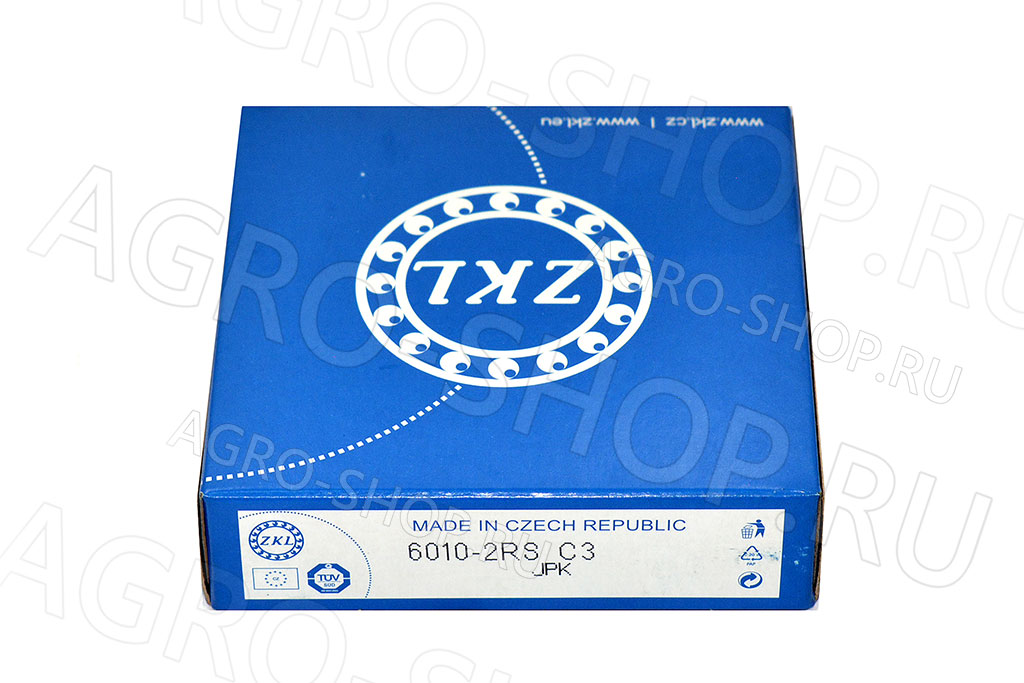 Подшипник 180110 / 6010-2RS (50х80х16) (ZKL) 