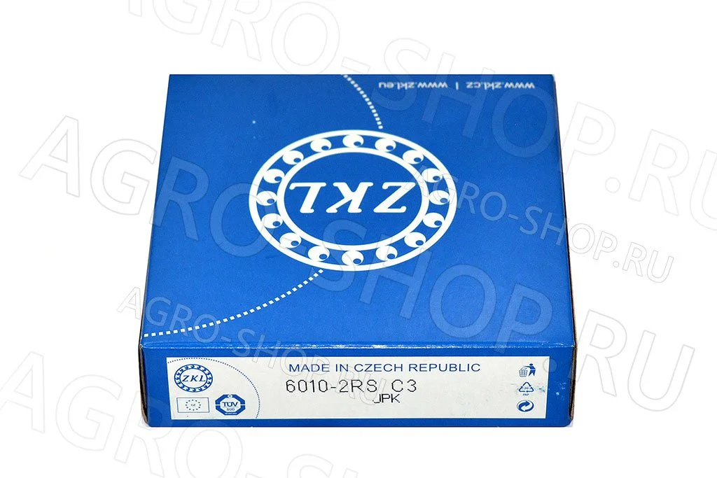 Подшипник 180110 / 6010-2RS (50х80х16) (ZKL) 
