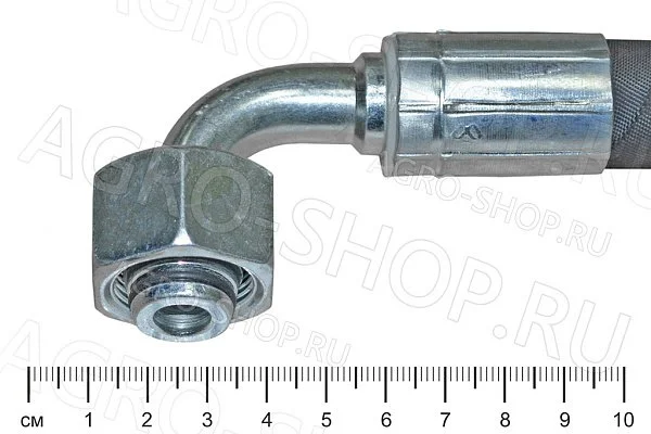 РВД 744Р.46.00.270-2-У1 L=0,428м (DKOL М24х1,5 ключ 30) (DKOL М24х1,5 ключ 30) 90* 2SN (Ювенк-Энерпред) 