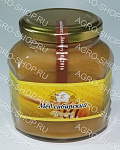 Мёд натуральный  подсолнечниковый 500 гр. стекло