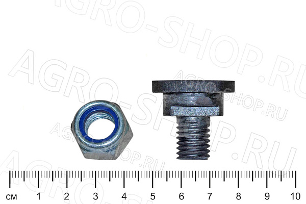 Болт 4851016 с гайкой 2851111 крепления ножа ЖТТ 