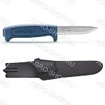 Нож Morakniv Basic 546, нержавеющая сталь, синий, 12241