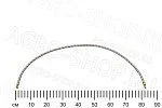 Топливопровод 1522-1101180 обратки (в металл. оплётке) L=1150мм, штуцер d=10 МТЗ-923 (Master Part)