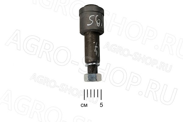 Палец 8332-2902478 прицепа 40х145 М27 (втулка+гайка+гровер) 195мм. ушка рессоры  