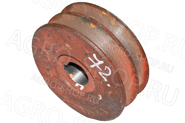 Шкив ЗВТ 80.101 (D=120, d=28, 2 руч.) электродвигателя ЗВС-20А 