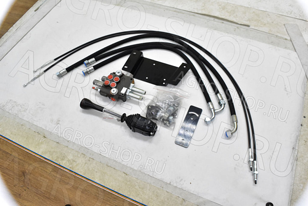 Джойстик на фронтальный погрузчик МТЗ (комплект №1) с распределителем 2р80  