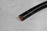 Рукав D(мм)=20  силикон (2 слоя, стенка 5мм, Pmax-1МПа, бухта 25м) ЧЁРНЫЙ/оранжевый 