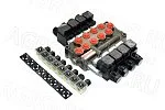 Гидрораспределитель MB-3/4S3/28ES3/G-3/V3-12VDC 45 л. 4 секции электроупор 12V Е-403 Мещера 