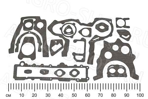 РК двигателя Д-260 (паронит, без ПГБ, 23 поз.) МТЗ-1221  