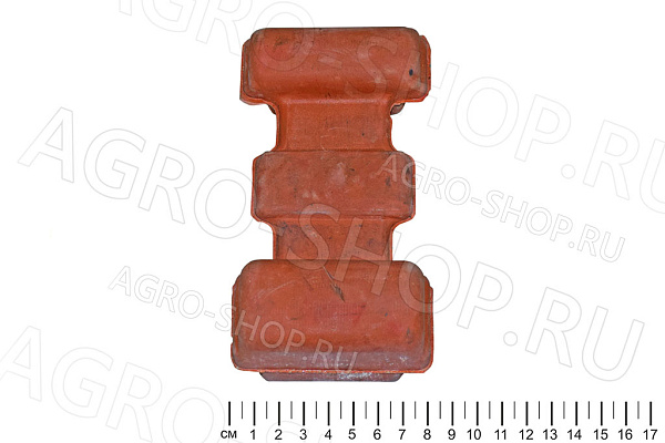 Подушка 451-2902430 рессорная (красная) УАЗ 