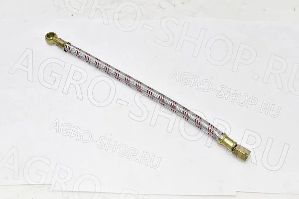 Маслопровод 240-3509150 компрессора L=352мм мет. оплетка Д-243/245 (Master Part)
