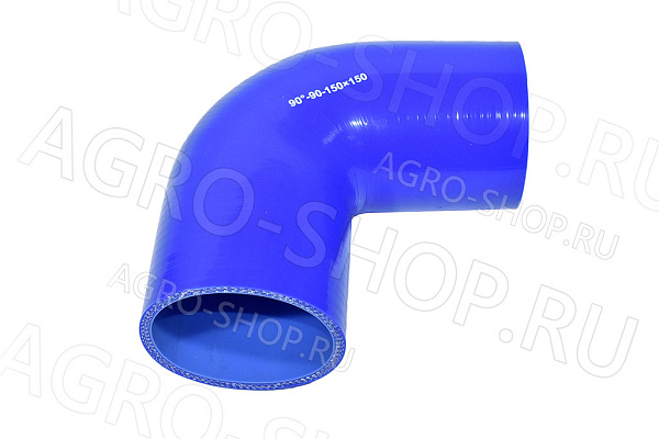 Патрубок 90-90-150-150 угол 90гр. D(мм)=90 L(мм)=150х150 силикон 