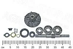 РК водяного насоса А-41, А-01 (вал+подш.+уплотн.) старого образца Т-4, ДТ-75 (940) 