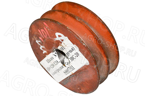 Шкив ЗВТ 80.101 (D=120, d=28, 2 руч.) электродвигателя ЗВС-20А 