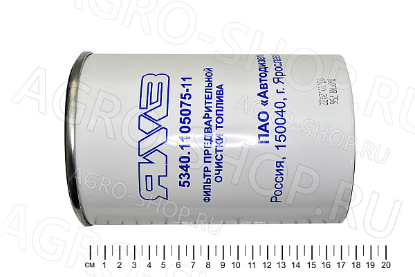 Фильтр топливный 5340.1105075-11 (без колбы) ЯМЗ (Автодизель ПАО) 