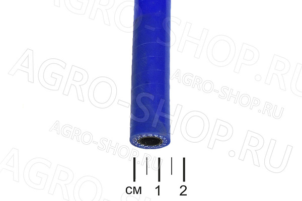 Рукав D(мм)=8  силикон (3 слоя, МБС фторсиликон (бензин, ДТ), бухта 4м.) 