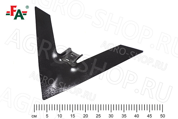 Лапа культиватора КП-3,8, КТС-10 ст65Г, t=8 мм, штамп ТВЧ. упр. 440 мм, FeatAgro