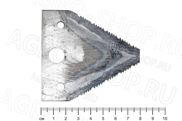 Сегмент Н.066.02-01А ножа, крупная насечка с переменным шагом (отв. d=5мм) Нива, Енисей 