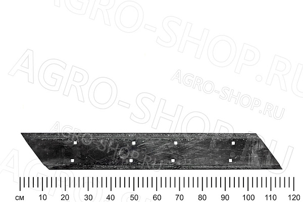 Лемех КГЮ 01.545-01 (сормайт) длинный левый 2-сторонний (1142мм) ПГН-3/5, КПГ-220А РЗЗ