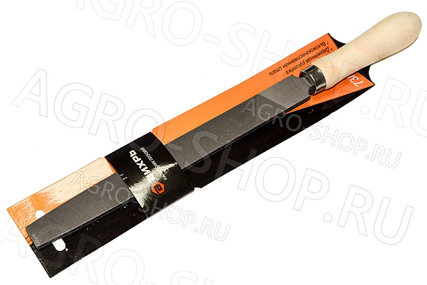 Напильник плоский 200мм с ручкой Вихрь (73/6/4/1)