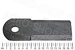 Нож РСМ-091.14.02.120-01 соломоизмельчителя (d=18 мм, S=7 мм) Акрос, Вектор 